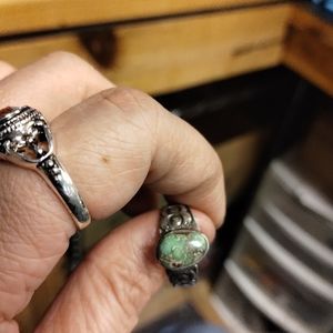 Green turquoise ring